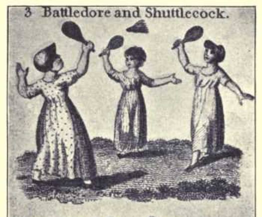 image relating to battledore and shuttlecock