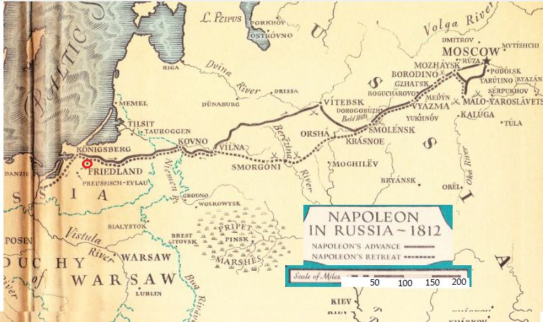 image relating to battle of Friedland
