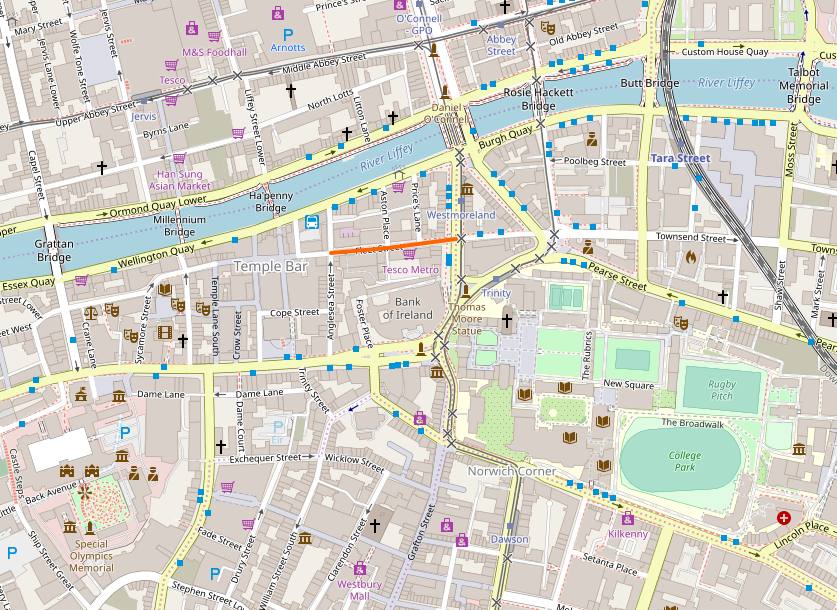 image relating to Fleet Street, Dublin