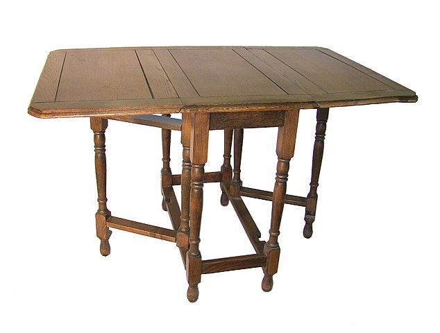 image relating to gateleg table